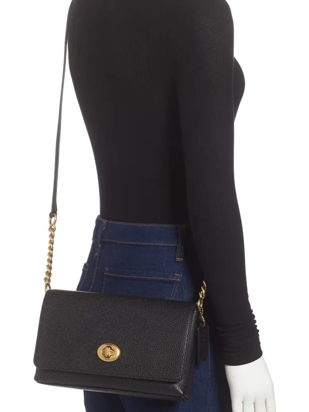 Coach Crosstown Pebbled Leather Crossbody Bag - Picture 3 of 11